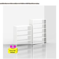 Kenzlife ayakkabılık goya byz 180*70*30 arkalıksız ayakkabı ofis dolabı iki bölme + tekli duvar rafı hediyeli