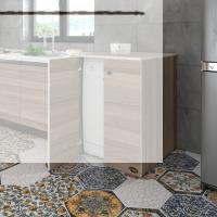 Kenzlife bulaşık&çamaşır&kurutma makinesi dolabı kapaklı nurten crd 90*70*60 banyo ofis
