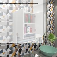 Kenzlife banyo ecza dolabı bakunin byz 60*40*20 mutfak (m)üst arkalıklı alt arkalıksız