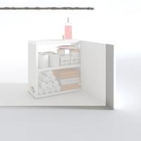 Kenzlife banyo ecza dolabı susanin byz 39*39*20 mutfak komodin (m) kapaklı arkalıksız