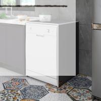 Kenzlife bulaşık&çamaşır&kurutma makinesi dolabı berfu gri 90*70*60 banyo ofis