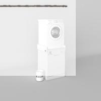 Kenzlife çamaşır&bulaşık makinesi dolabı lenya byz 015*80*70 banyo aparatı arkalıksız büyük boy xlarge