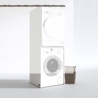 Kenzlife çamaşır-kurutma makinesi dolabı evgeniya byz 180*70*60 banyo çift katlı kapaksız arkalıksız