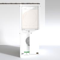 Kenzlife çamaşır-kurutma makinesi dolabı kapaklı jelena byz 180*70*60 banyo çift katlı arkalıksız