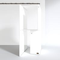 Kenzlife çamaşır-kurutma makinesi dolabı kapaklı jelena byz 180*70*60 banyo çift katlı arkalıksız