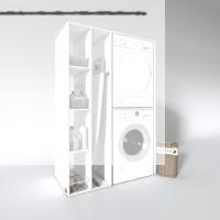 Kenzlife çamaşır-kurutma makinesi dolabı alyusha byz 180*120*60 banyo kapaksız arkalıksız