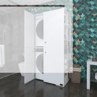 Kenzlife çamaşır-kurutma makinesi dolabı kapaklı fedyenka byz 180*090*60 banyo arkalıksız