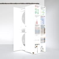 Kenzlife çamaşır-kurutma makinesi dolabı kapaklı fedyenka byz 180*090*60 banyo arkalıksız