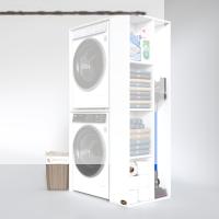 Kenzlife çamaşır-kurutma makinesi dolabı demyan byz 180*090*60 banyo kapaksız arkalıksız