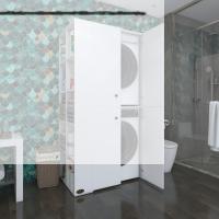 Kenzlife çamaşır-kurutma makinesi dolabı kapaklı fedyenka sol byz 180*090*60 banyo arkalıksız