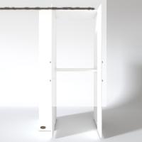 Kenzlife çamaşır-kurutma makinesi dolabı kapaklı fedyenka sol byz 180*090*60 banyo arkalıksız