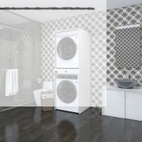 Kenzlife çamaşır-kurutma makinesi dolabı avi senna byz 187*070*60 çekmeceli banyo