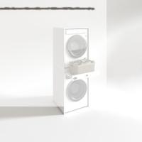 Kenzlife çamaşır-kurutma makinesi dolabı avi senna byz 187*070*60 çekmeceli banyo