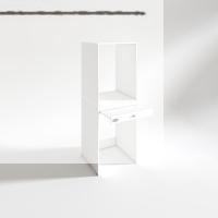 Kenzlife çamaşır-kurutma makinesi dolabı avi senna byz 187*070*60 çekmeceli banyo