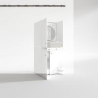 Kenzlife çamaşır-kurutma makinesi dolabı el kindi byz 187*070*60 çekmeceli kapaklı banyo