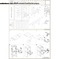 Kenzlife çamaşır-kurutma makinesi dolabı el kindi byz 187*070*60 çekmeceli kapaklı banyo