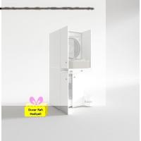 Kenzlife çamaşır-kurutma makinesi dolabı el kindi byz 187*070*60 çekmeceli kapaklı + tekli duvar rafı hediye