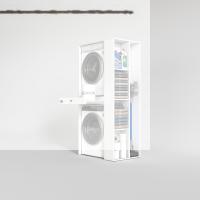 Kenzlife çamaşır-kurutma makinesi dolabı bacce sağ byz 187*090*60 çekmeceli banyo