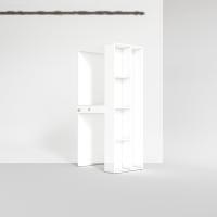 Kenzlife çamaşır-kurutma makinesi dolabı bacce sağ byz 187*090*60 çekmeceli banyo