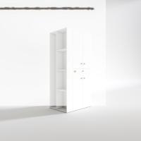 Kenzlife çamaşır-kurutma makinesi dolabı ahi evran sol byz 187*090*60 çekmeceli banyo