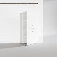 Kenzlife çamaşır-kurutma makinesi dolabı biruni byz 187*110*60 çekmeceli raflı banyo