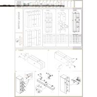 Kenzlife çamaşır-kurutma makinesi dolabı nazzam byz 187*170*60 çekmeceli raflı banyo
