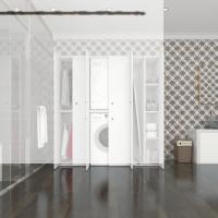 Kenzlife çamaşır-kurutma makinesi dolabı ve giysi dolabı suyuti sağ byz 180*170*60  banyo
