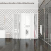 Kenzlife çamaşır-kurutma makinesi dolabı ve giysi dolabı suyuti sol byz 180*170*60  banyo