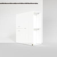 Kenzlife çamaşır-kurutma makinesi dolabı ve giysi dolabı bistami sağ byz 180*160*60  banyo