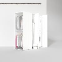 Kenzlife çamaşır-kurutma makinesi dolabı ve giysi dolabı bistami sol byz 180*160*60  banyo