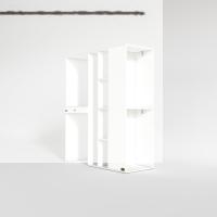 Kenzlife çamaşır-kurutma makinesi dolabı ve giysi dolabı çekmeceli attar sağ byz 187*160*60  banyo