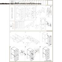 Kenzlife çamaşır-kurutma makinesi dolabı demyan byz 180*090*60 banyo arkalıksız + tekli duvar rafı hediyeli