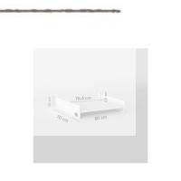 Kenzlife çamaşır&kurutma makinesi dolabı hedeon byz 015*80*70 banyo aparatı arkalıksız büyük boy xlarge + tekli duvar rafı hediyeli