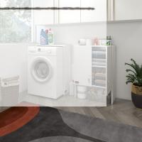 Kenzlife çamaşır makinesi dolabı sinem byz 180*066*30 banyo kiler kapaklı arkalıklı