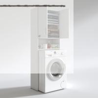 Kenzlife çamaşır makinesi dolabı sinem byz 180*066*30 banyo kiler kapaklı arkalıklı