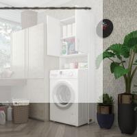 Kenzlife çamaşır makinesi dolabı veronika byz 180*066*20 banyo çift kapaklı arkalıksız