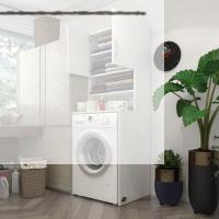 Kenzlife çamaşır makinesi dolabı hayzum byz 180*066*55 banyo kiler çift kapaklı arkalıklı