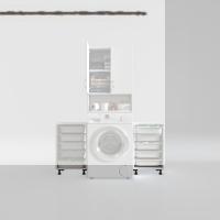 Kenzlife çamaşır makinesi dolabı sinemsepetduble byz 05 li banyo arkalıksız kurutma bulaşık