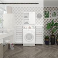 Kenzlife çamaşır makinesi dolabı sinemsepetduble byz 08 li banyo arkalıksız kurutma bulaşık