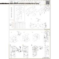 Kenzlife çamaşır makinesi dolabı sinem byz 180*066*30 banyo arkalıklı + tekli duvar rafı hediyeli