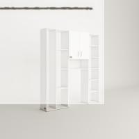 Kenzlife çamaşır makinesi dolabı sinemmega byz 180*156*30 banyo kapaklı arkalıklı raflı