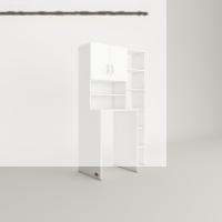 Kenzlife çamaşır makinesi dolabı hayzummaks byz 180*096*55 banyo kiler çift kapaklı arkalıklı
