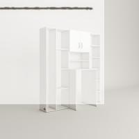 Kenzlife çamaşır makinesi dolabı hayzummega byz 180*156*55 banyo kiler çift kapaklı arkalıklı