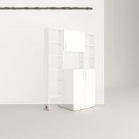 Kenzlife çamaşır makinesi dolabı kasparovmaksduble byz 180*126*55-20 banyo kapaklı arkalıksız