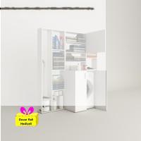 Kenzlife çamaşır makinesi dolabı kasparovmega byz kurutma dolabı + tekli duvar rafı hediyeli