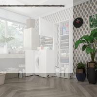 Kenzlife çamaşır makinesi dolabı kasparovsüpürge byz 180*126*55-20 banyo kapaklı arkalıksız