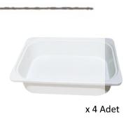 Kenzlife çamaşır mutfak sepeti byz 10*040*30 plastik sepet 04 adet