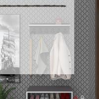 Kenzlife elbise askılığı askılık vettini70 gri 20*070*12 siyah 6 adet askı portmanto