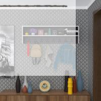 Kenzlife elbise askılığı askılık zeytuni gri 35*100*20 siyah 8 adet askı portmanto raflı