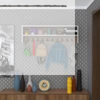 Kenzlife elbise askılığı askılık zeytuni crd 35*120*20 siyah 10 adet askı portmanto raflı